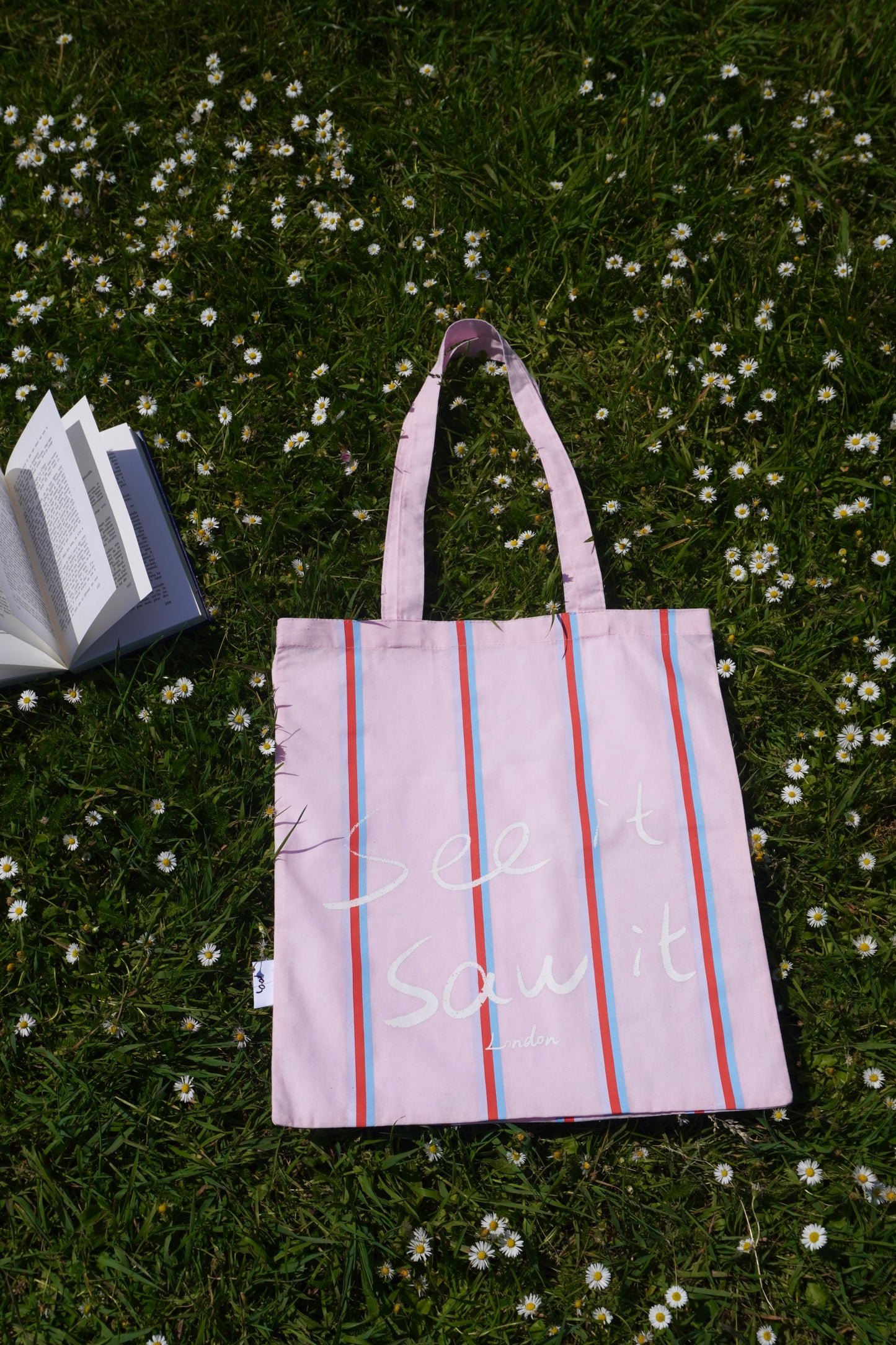 See it Saw it Tote Bag - Vienna Pink