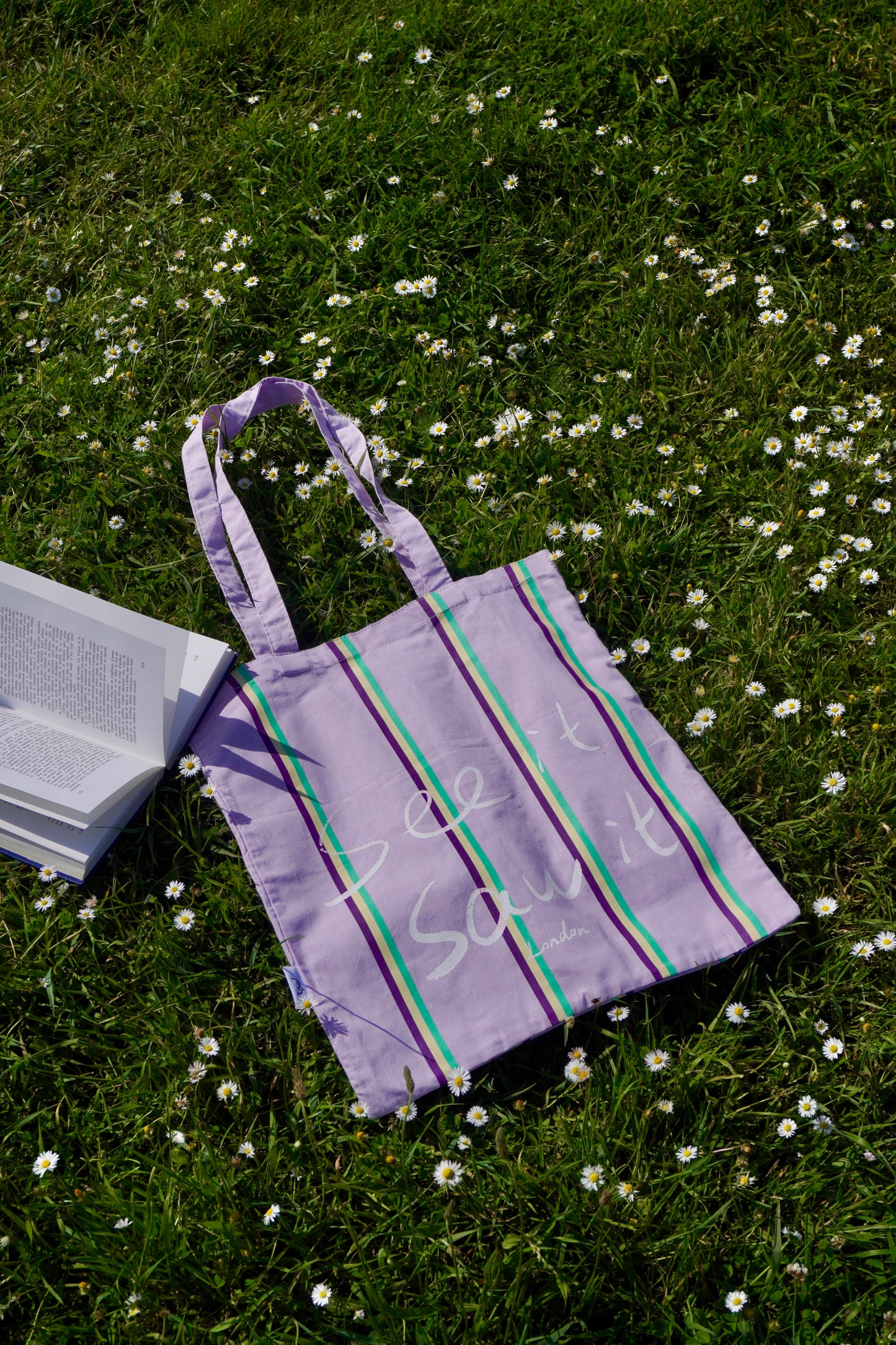 See it Saw it Tote Bag - Provence Purple