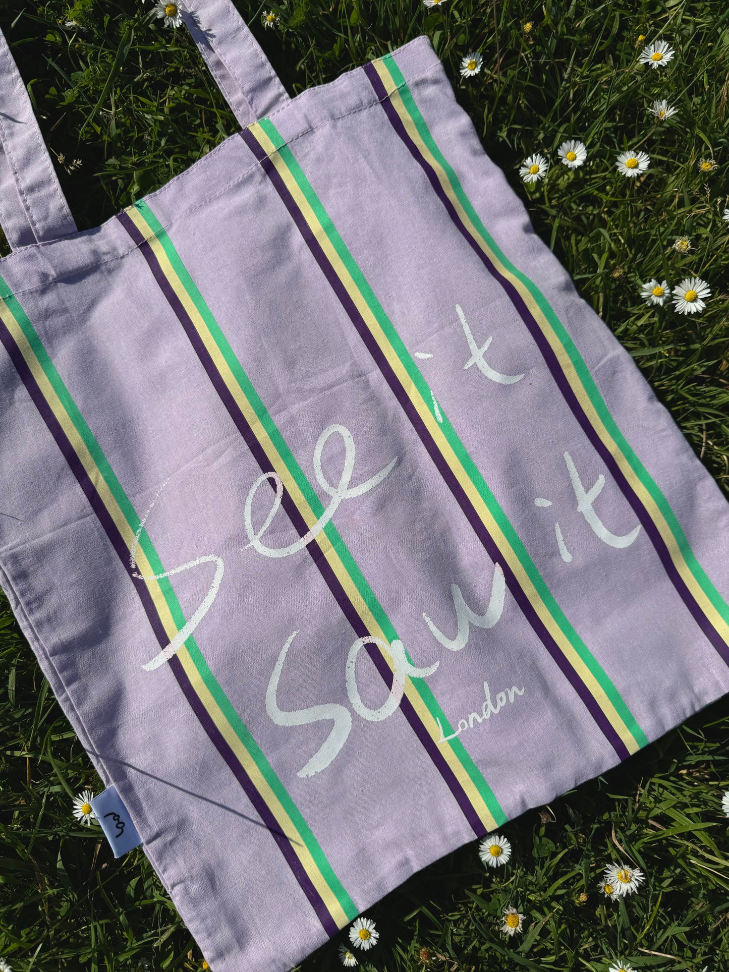 See it Saw it Tote Bag - Provence Purple