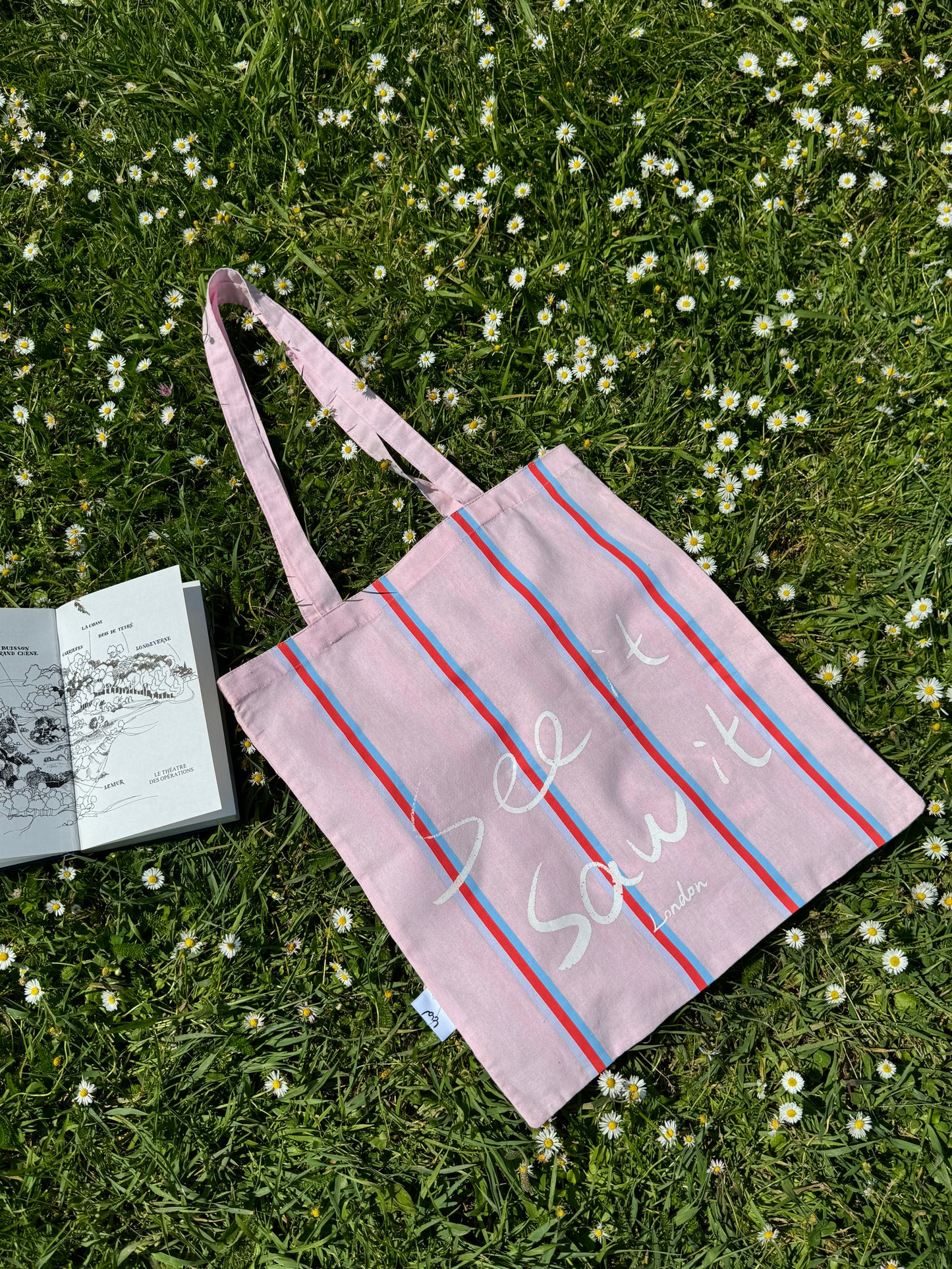 See it Saw it Tote Bag - Vienna Pink