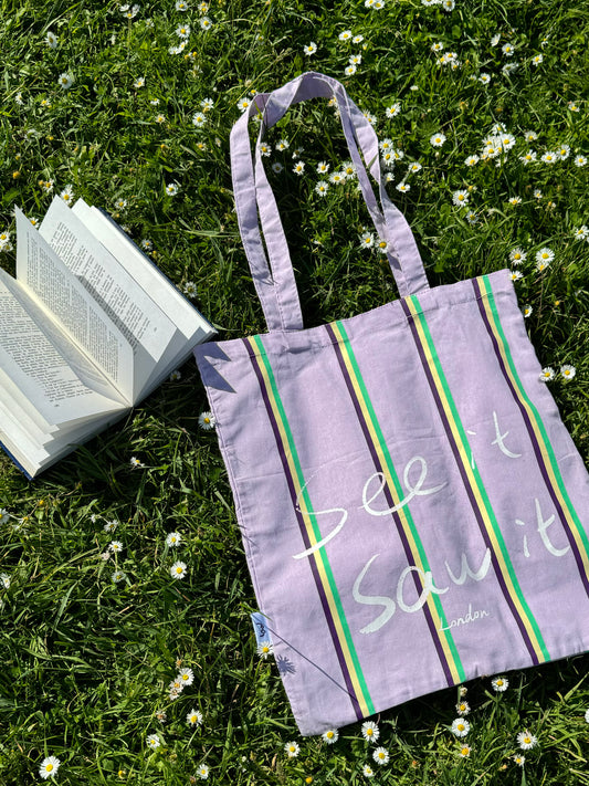 See it Saw it  Tote Bag - Provence Purple