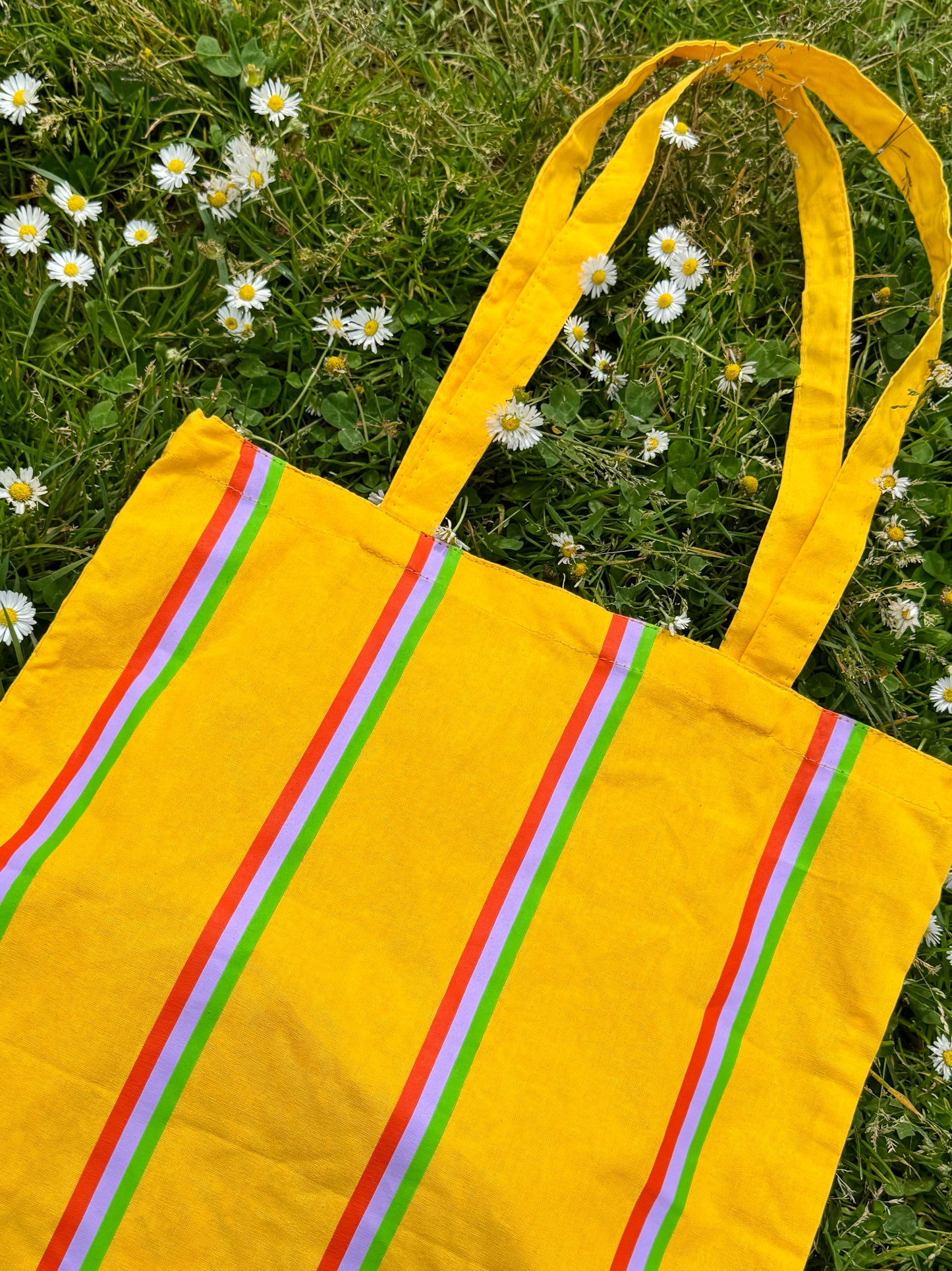 See it Saw it Tote Bag - Menton Yellow